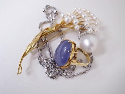 アクセサリー買い取り (貴金属 ブローチ リング)藤沢市亀井野
