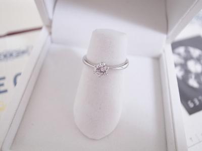 ダイヤモンドリング買取 (0.3ct プラチナ 鑑定書付き)藤沢市長後