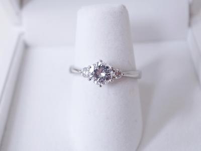 ダイヤモンドリング買い取り (0.32ct プラチナ 鑑定書無し)藤沢市亀井野