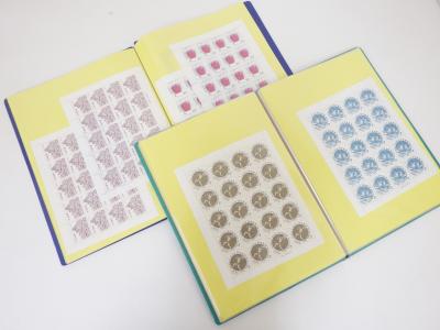 切手買取(シート バラ 記念切手)藤沢市花の木