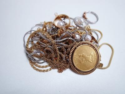 金アクセサリー 買取(ゴールド プラチナ 金貨)横浜市泉区