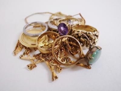 金アクセサリー 買取（リング　ネックレス　コインペンダント）藤沢市湘南台