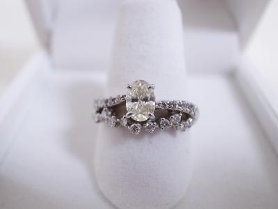 イエローダイヤ買取 (プラチナリング 指輪 0.8ct)藤沢市長後