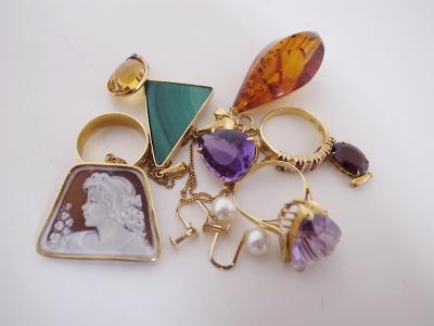 アクセサリー買取り (リング イヤリング カメオ)藤沢市用田