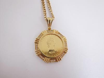 金貨買取 (ネックレス ゴールド ダイヤモンド)藤沢市湘南台