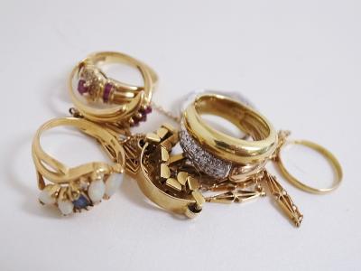 アクセサリー買取 (リング ネックレス ゴールド)藤沢市亀井野