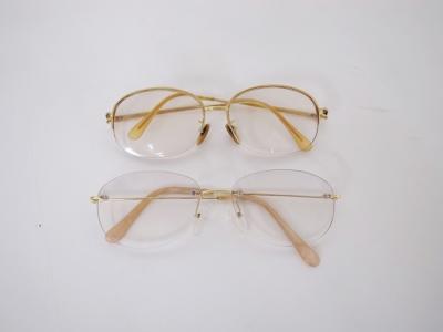 金縁メガネ買取 (金メガネ)