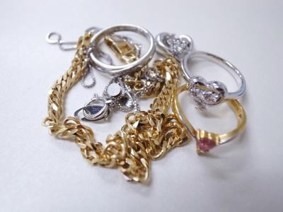 金アクセサリー買取 (ネックレス 指輪)