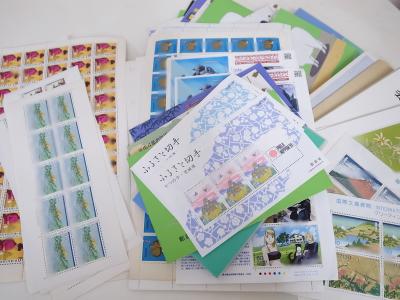 切手買い取り (シート バラ ふるさと切手)大和市