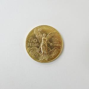 メキシコ５０ペソ金貨買取