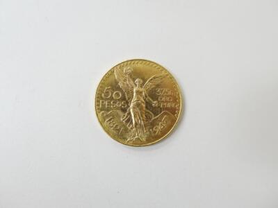 メキシコ５０ペソ金貨買取